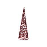 Lumineo BO Micro-Led Cone Tree 40cm - Red/Warm White